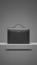 Minimalist Leather Briefcase