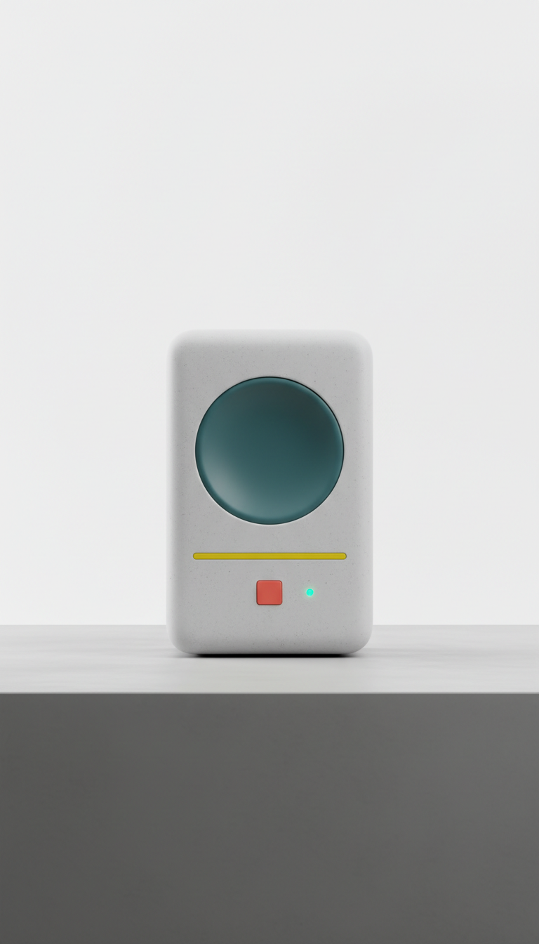 Concrete-inspired Bluetooth speaker with urban texture